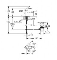 MONOMANDO BIDE BAULOOP GROHE